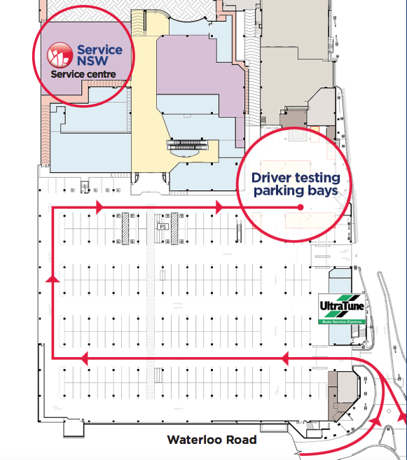 Top Ryde Shopping Centre Map